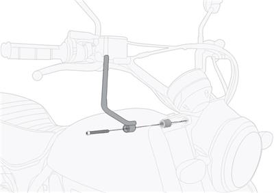 Givi A7407A DUCATI SCRAMBLER 800 (15-20) Rüzgar Siperlik Bağlantısı