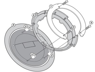 Givi BF08 Depoüstü Çanta Aparatı (DUCATI)