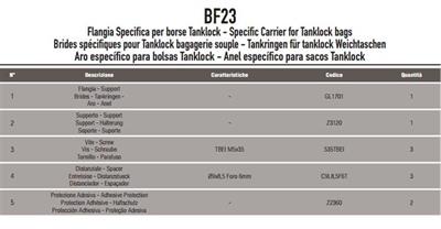 Givi BF23 Depo Üstü Çanta Aparatı (Yamaha)