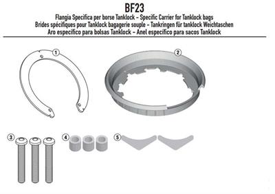 Givi BF23 Depo Üstü Çanta Aparatı (Yamaha)