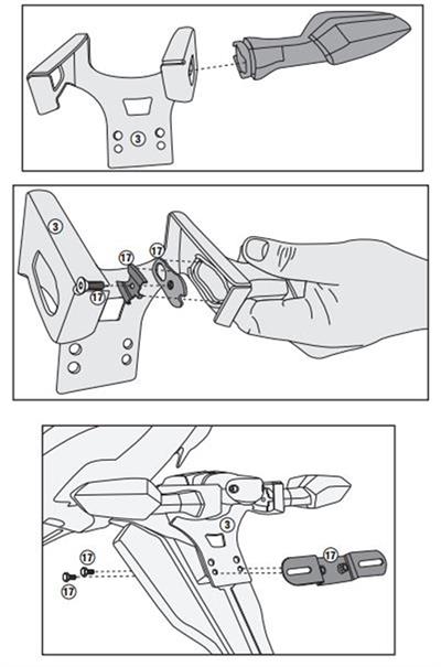 Givi PL4114CAM KAWASAKI VERSYS 650 (15-19) Yan Çanta Taşıyıcı