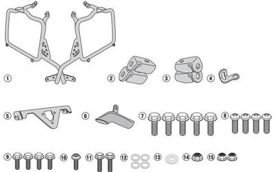 Givi PL7407 DUCATI SCRAMBLER 800 (15-20) Yan Çanta Taşıyıcı