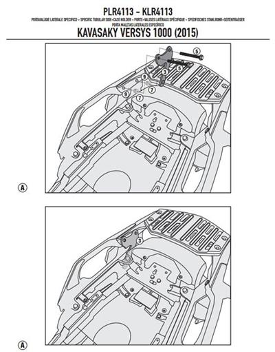 Givi PLR4113 KAWASAKI VERSYS 1000 (15-17) Yan Çanta Taşıyıcı