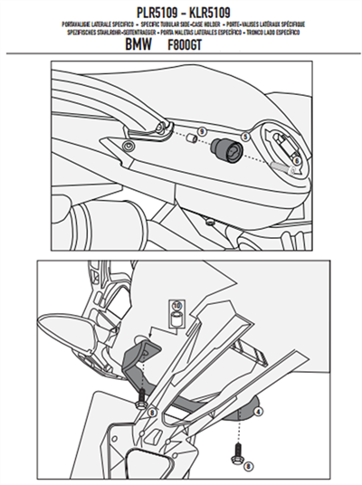 Givi PLR5109 BMW F 800GT (13-17) Yan Çanta Taşıyıcı