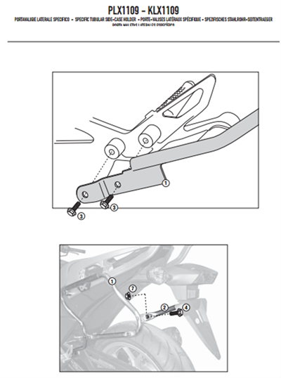 Givi PLX1109 HONDA INTEGRA 700 (12-13) Yan Çanta Taşıyıcı