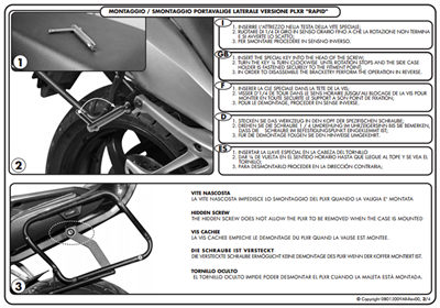 Givi PLXR359 YAMAHA FZ1 FAZER 1000 (06-15) Yan Çanta Taşıyıcı