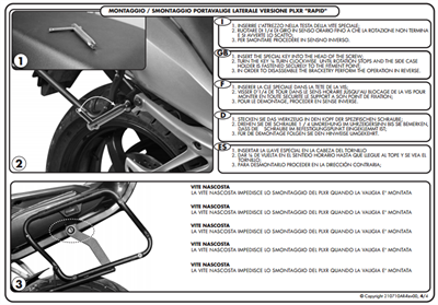 Givi PLXR366 YAMAHA FZ8-FAZER8 (10-15) Yan Çanta Taşıyıcı