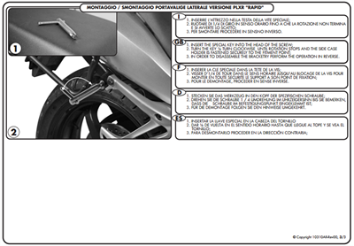 Givi PLXR450 KAWASAKI VERSYS 650 (10-14) Yan Çanta Taşıyıcı