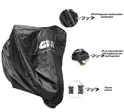 Givi S202XL MotosikletBrandası (Maxi Scooter - Sportouring - Touring -Enduro)