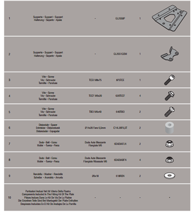 Givi SR6105 KYMCO SUPER 8 125 (13-16) Arka Çanta Taşıyıcı