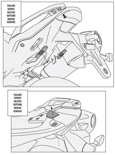 Givi SR6404 TRIUMPH TIGER SPORT 1050 (13-19) Arka Çanta Taşıyıcı