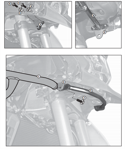 Givi TN1110 Honda VFR 1200X Crosstourer (12-19) Koruma Demiri