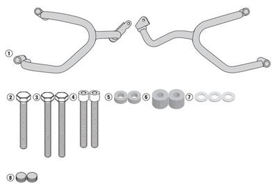 Givi TN2132 Yamaha Mt-09 (17-20) Koruma Demiri