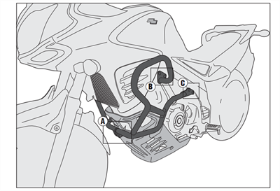 Givi TN3101 Suzuki Dl 650 V-Strom (11-19) Koruma Demiri