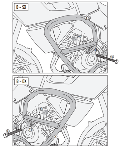 Givi TN3105 Suzuki Dl 1000 V-Strom (14-19) Koruma Demiri