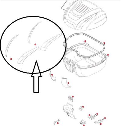 Givi Z3003R Çanta Reflektörü Takım B33