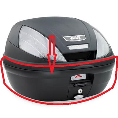 Givi Z350FNM Çanta Alt Kabuk Komple E340-E350-E370