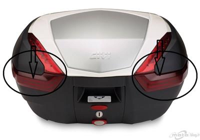 Givi Z4702R Çanta Reflektörü Alt Takım Kırmızı V47