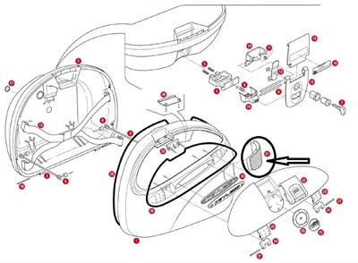 Givi Z533 Çanta Reflektörü Takım E41