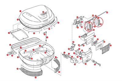 Givi Z616KIT Çanta Reflektörü Orta Tutma Kulpu E52
