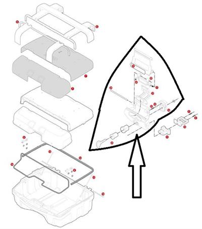 Givi Z641N46M Çanta Kilit Mekanizması Gri Anahtarlı TRK46