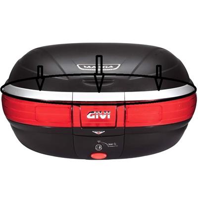Givi Z684C Çanta Çıta Seti Gri E52