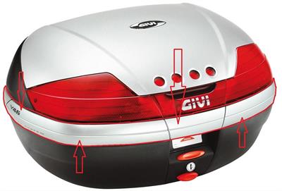 Givi Z734Set Çanta Gri Çıta V46