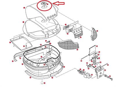Givi ZV45 Çanta Üst Amblem Universal