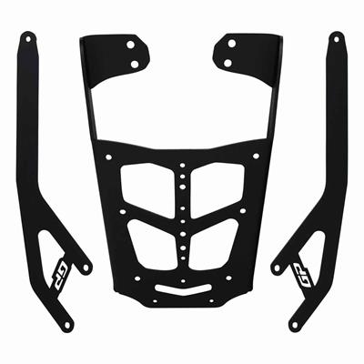 GP Kompozit Bajaj Dominar 250 / 400 2017-2023 Uyumlu Arka Çanta Demiri Siyah