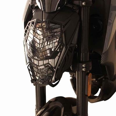 GP Kompozit CF Moto 250 NK 2023-2024 Uyumlu Far Koruma Siyah