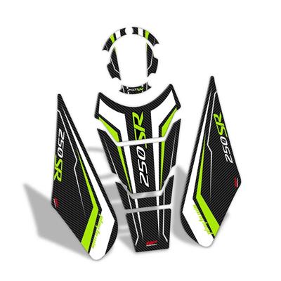 GP Kompozit CF Moto 250 SR 2020-2023 Uyumlu Tank Pad Seti Sarı