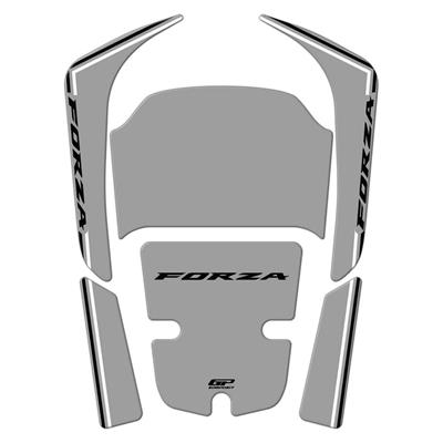 GP Kompozit Honda Forza 250 2018-2024 Uyumlu Tank Pad Gri
