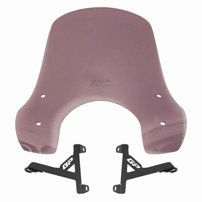 GP Kompozit SYM Fiddle 2024 Uyumlu Ön Cam Füme - 40 cm