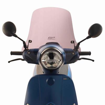 GP Kompozit SYM Fiddle 2024 Uyumlu Ön Cam Füme - 40 cm