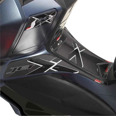 GP Kompozit SYM Jet X 125 2022 Uyumlu Tank Pad Seti Karbon