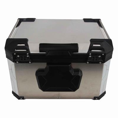 GP Kompozit Universal 57 lt Alüminyum Motosiklet Çantası Gri