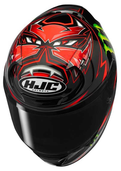 Hjc Rpha12 Quartararo Replıca Mc1 Kapalı Kask