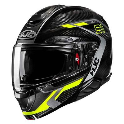 Hjc Rpha91 Carbon Lagos MC3H Çene Açılır Kask