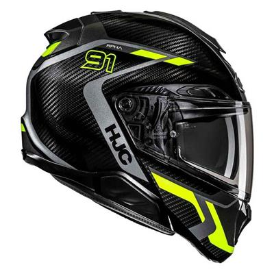 Hjc Rpha91 Carbon Lagos MC3H Çene Açılır Kask
