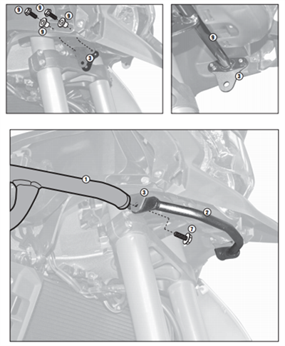 Kappa KN1110 Honda Vfr 1200X Crosstourer (12-19) Koruma Demiri