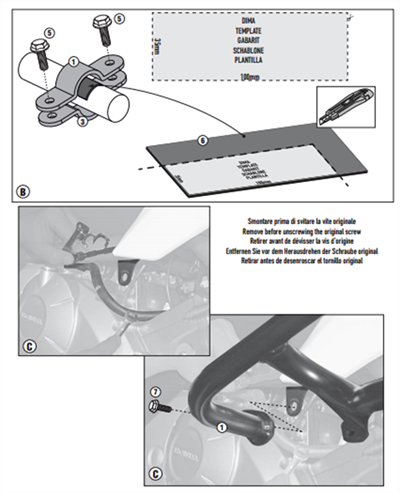 Kappa KN1111 Honda Nc 700 X-S Nc 750 X-S - Nc 750 X-S Dct (12-20) Koruma Demiri