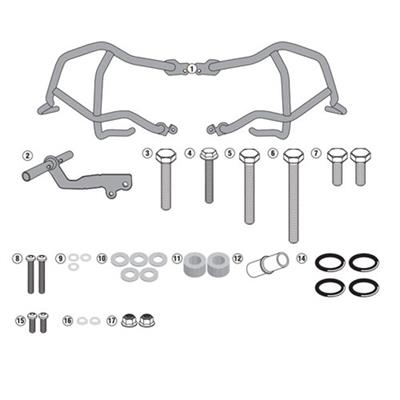 Kappa KN1139 Honda Vfr 800X Crossrunner (15-20) Koruma Demiri