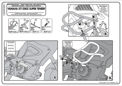 Kappa KN355 Yamaha Xt 1200Ze - Xt 1200Z Super Tenere (10-20) Koruma Demiri