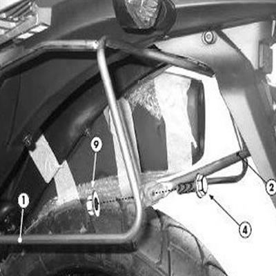 Kappa TK221 Honda Xl 700 Transalp (08-13) Yan Kumaþ Çanta Taþıyıcı