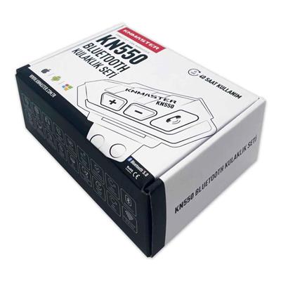 Knmaster KN550 Motosiklet Bluetooth Kulaklık Mikrofon Seti