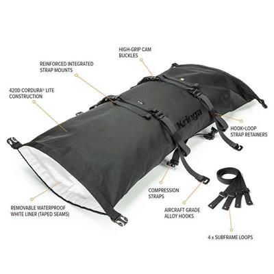 Kriega Krp40 Rollpack Motosiklet Çantası Neon Sarı