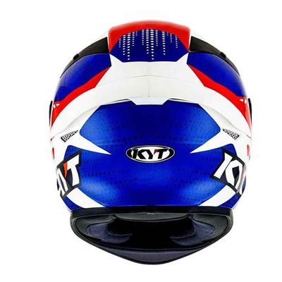 KYT TT-REVO KASK GEAR BLUE / RED