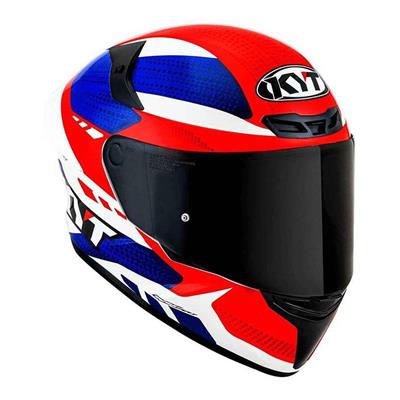 KYT TT-REVO KASK GEAR BLUE / RED