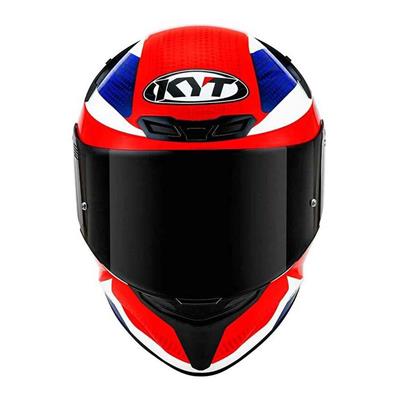 KYT TT-REVO KASK GEAR BLUE / RED