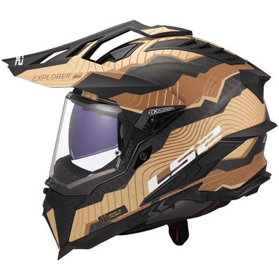 Ls2 Explorer C Karbon Trick Kapalı Kask